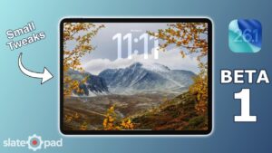 iPadOS 26.1 beta showcasing new features and updates