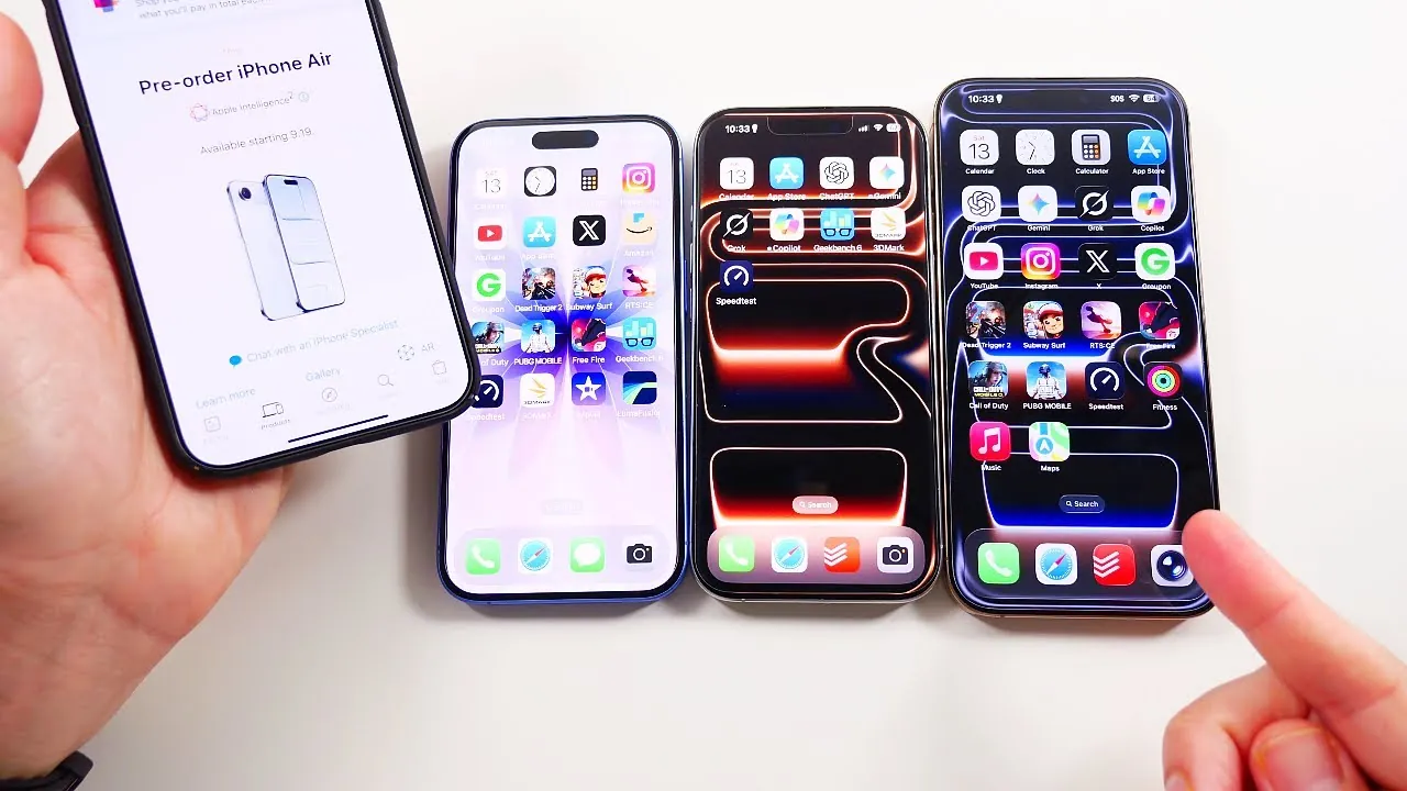 iPhone 17 base model in vibrant colors with sleek design