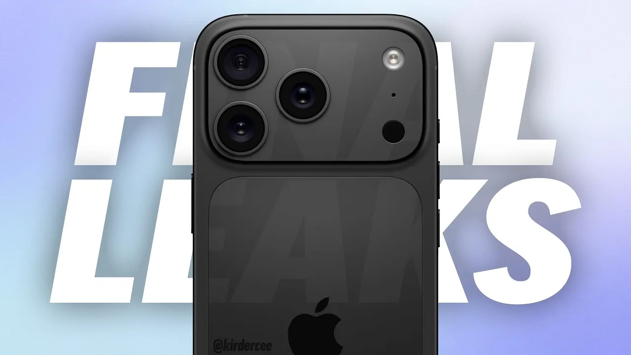 Close-up of the iPhone 17 Pro camera with 8x optical zoom and 8K video recording