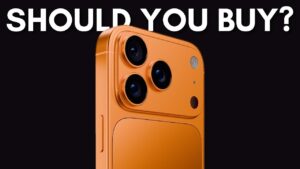 Close-up of iPhone 17 Pro Max showcasing its advanced camera system