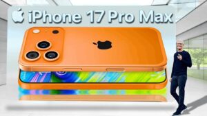 Close-up of the iPhone 17 Pro Max camera with advanced optical zoom