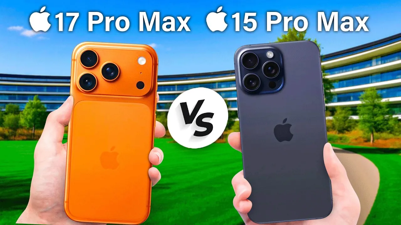 Close-up of iPhone 17 Pro Max camera system with 40x optical zoom