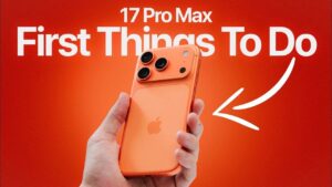 iPhone 17 Pro Max showcasing advanced camera upgrades and dual capture mode