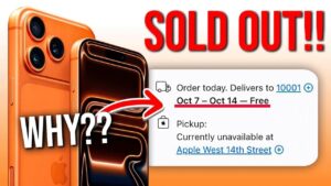iPhone 17 Pro Max in Cosmic Orange with high consumer demand