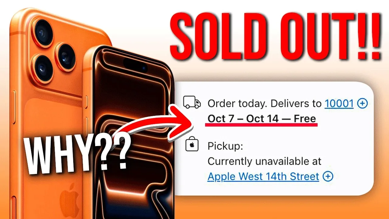 Supply chain challenges causing iPhone 17 Pro Max shortages