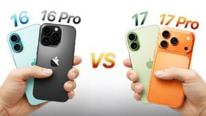 Comparison of iPhone 17 Pro and iPhone 16 Pro features and upgrades