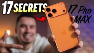 Close-up of iPhone 17 series showcasing hidden features and design updates