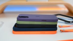 Colorful silicone cases for iPhone 17 with MagSafe compatibility