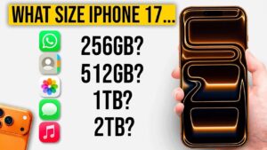 Guide to iPhone 17 storage options and how to choose the right size