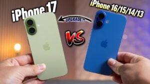 Comparison of iPhone 17 and iPhone 16 features and upgrades