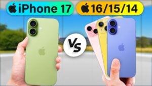 Comparison of iPhone 17 and iPhone 16 features and upgrades