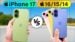 Comparison of iPhone 17 and iPhone 16 features and upgrades
