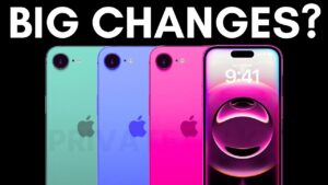 iPhone 17e showcasing Dynamic Island and rounded chassis design