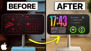 Customizable display options in iPhone StandBy Mode for enhanced usability