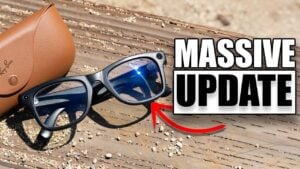 Meta AI glasses providing real-time assistance with object recognition