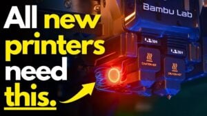 Next-generation 3D printer showcasing advanced technology