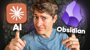 A creative workflow enhanced by Obsidian AI for smarter note-taking