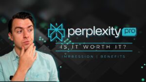 Screenshot of Perplexity AI Pro dashboard showcasing its key features