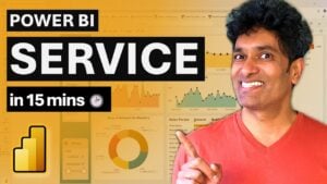 An interactive Power BI Service dashboard showcasing key metrics
