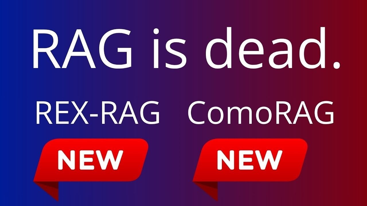 How Rag 3.0 Rexrag & Comorag is explaining the new description of AI reasoning How Rag 3.0 Rexrag & Comorag is explaining the new description of AI reasoning