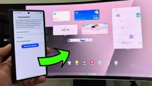 Samsung DeX widget support update showcasing new customization features