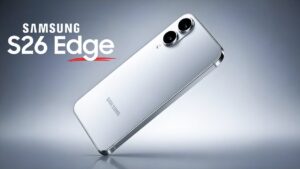 Samsung Galaxy S26 Edge premium smartphone with sleek design and advanced features