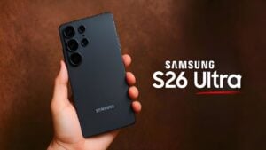Samsung Galaxy S26 Ultra showcasing its bold camera design