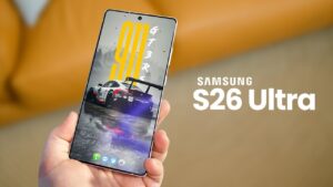 Samsung Galaxy S26 Ultra showcasing its advanced M14 display panel