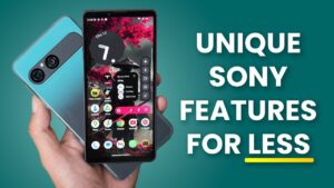 Sony Xperia 10 VII showcasing its sleek and durable design
