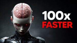 Illustration of the Spiking Brain AI model inspired by human neurons