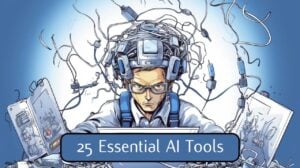 A collection of AI tools designed to improve productivity and save time