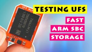 UFS storage technology integrated into a single-board computer