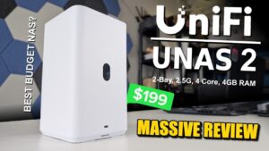 Compact UniFi UNAS 2 NAS device for budget-friendly storage solutions
