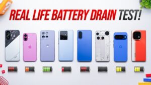 Vivo T4 smartphone leading the 2025 battery drain test results
