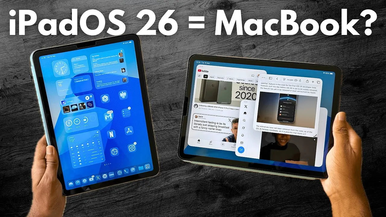Windowed apps multitasking feature in iPadOS 26 for improved productivity