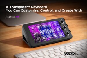 VSDinside MagTran M3 magnetic suspension AI keyboard for streamers