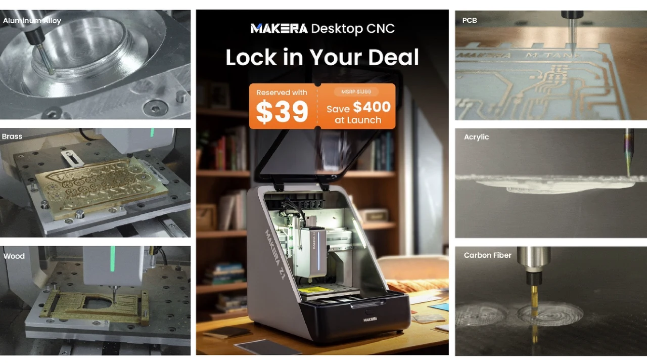 Makera Z1 Desktop CNC Machine Kickstarter