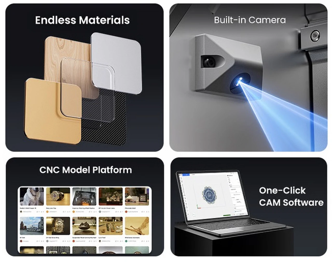 Makera Z1 Desktop CNC Machine Features