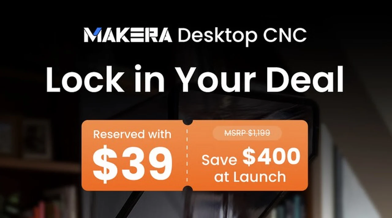 Makera Z1 Desktop CNC Machine Launch Deal