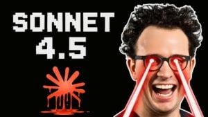 AI coding tool Claude Sonnet 4.5 generating clean and functional code