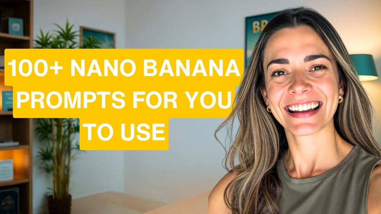 A visual demonstration of Nano Banana transforming an image background to a serene beach