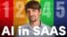 Illustration of AI strategies that drive SaaS business success