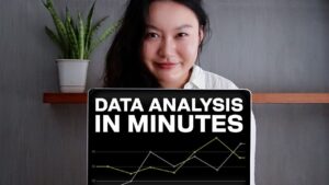 A detailed guide to using AI tools for data analysis, including frameworks and practical applications