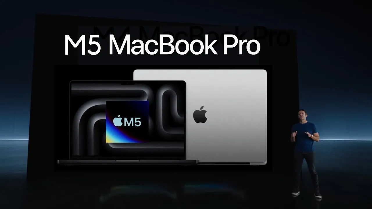 Apple M5 MacBook Pro showcasing performance and design updates