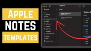 Reusable templates in Apple Notes for efficient organization and productivity