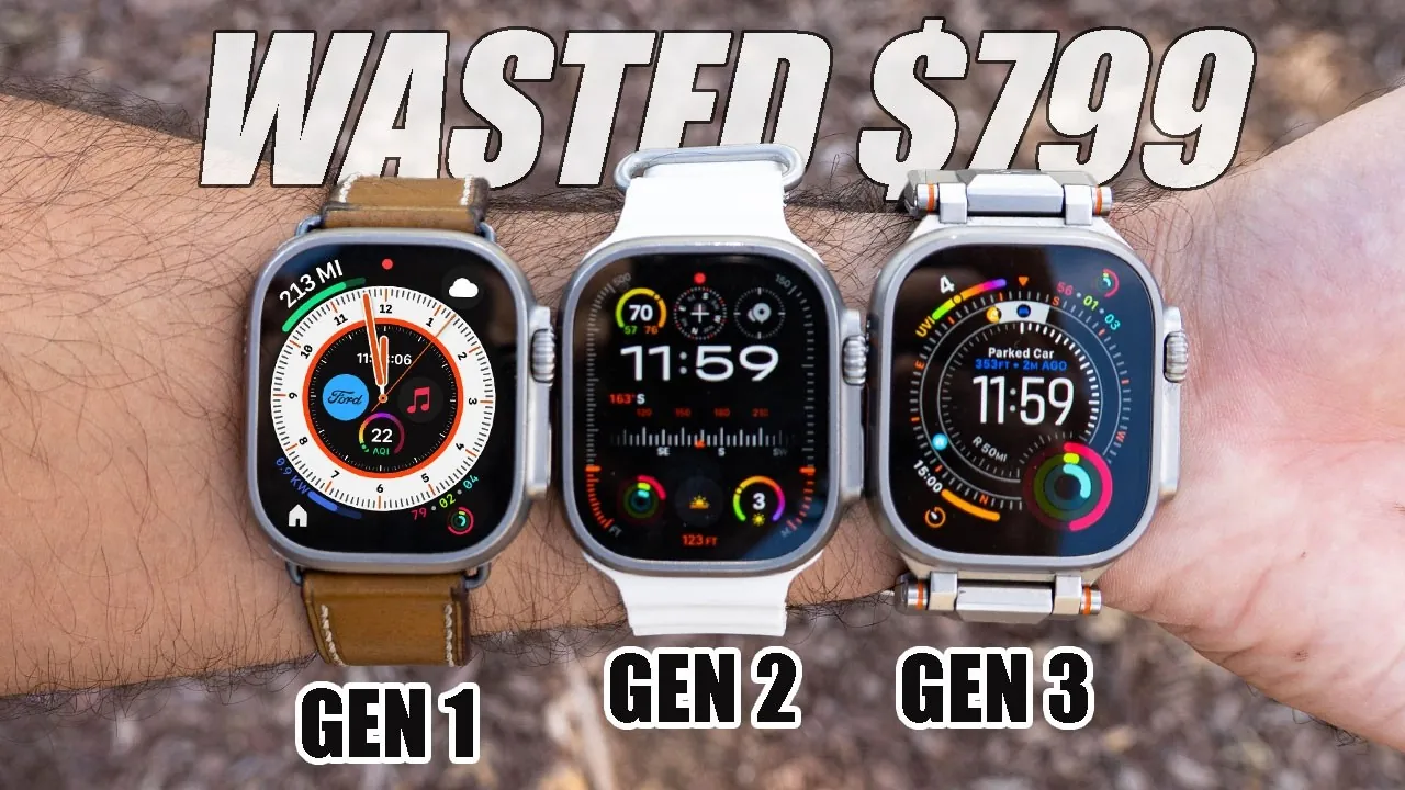 Apple Watch Ultra 3 showcasing improved battery life and charging speed