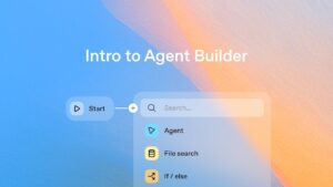 A user-friendly interface of the ChatGPT Agent Builder for creating AI assistants.