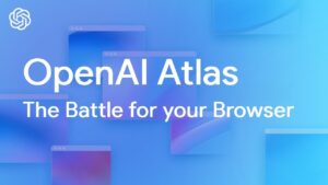 The ChatGPT Atlas browser interface showcasing its AI-powered tools