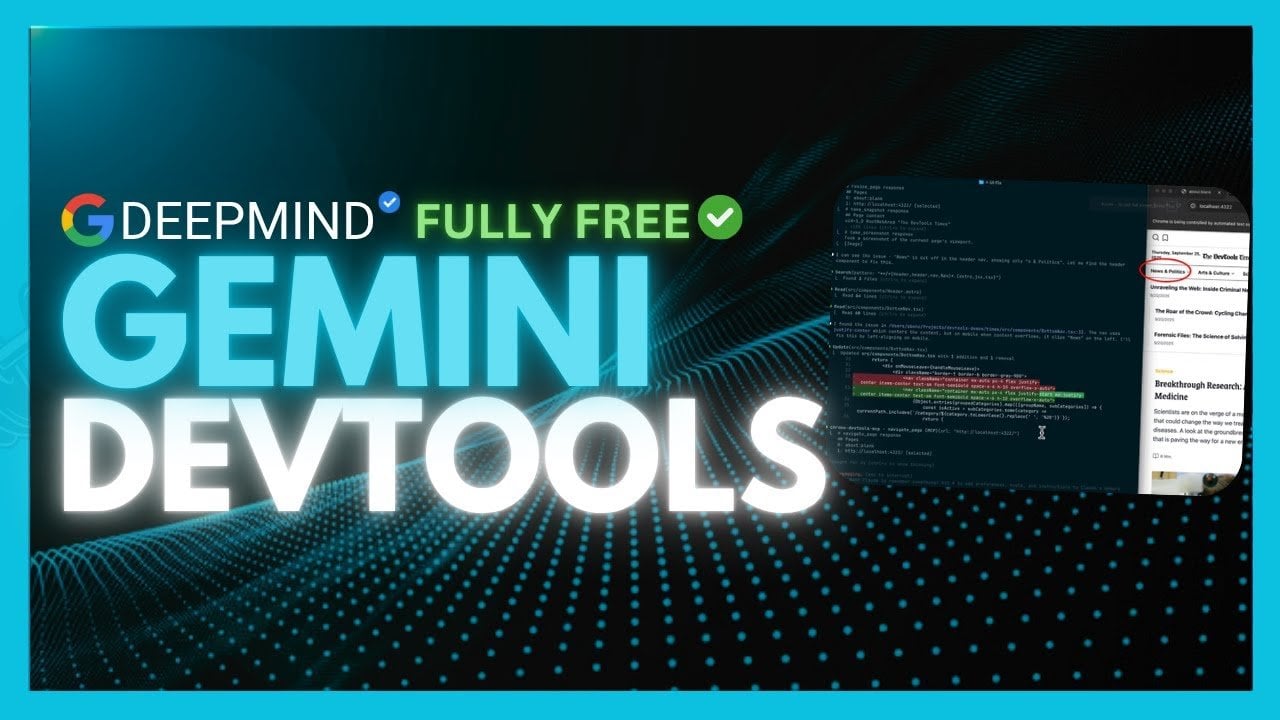 New Chrome Devtools MCP Makes AI Web Development Even Easier
