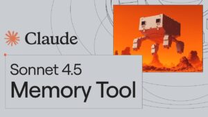 Illustration of Claude Sonnet 4.5’s dynamic memory system for AI adaptability